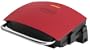 George Foreman GR236CTR G-Broil Cool-Touch Electric Nonstick Countertop Grill, Red