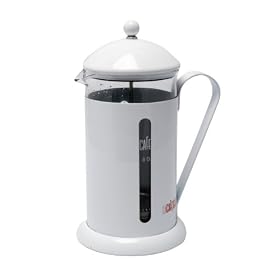 La Cafetiere Rainbow Cafetiere, White, 8 Cup