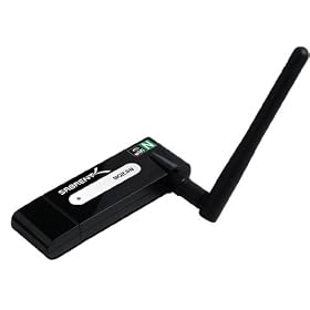 Sabrent Wireless 802.11n Wi-Fi MIMO Network USB 2.0 300 Mbps WLAN adapter with Antenna Booster