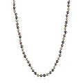 Valero Pearls Perldor Damen-Halskette Sdsee / Tahiti-Muschelkernperlen dunkelgrau / elfenbein / zimtbraun 90 cm 60650042