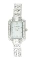 AK Anne Klein Women's Swarovski&reg; Crystal Accented Silver-Tone Watch #108091BNBN