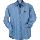 Ladies' Miniature Pinscher Denim Shirt