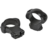 Redfield Ruger M77 Rifle Medium Steel Rings, 1-Inch, Black