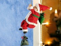 Kletternder Weihnachtsmann "Santa Crawl"
