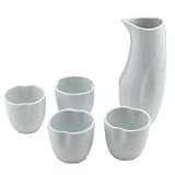 BIA Cordon Bleu 5-Piece Sake-4-All Set, Gift Boxed, White