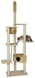 Maxi-Pet 84499 Kratzbaum JUPITER 240-270 cm, beige mit Deckenspanner