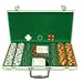 300 14g Tri Color Ace/King Suited Chips in Aluminum Case