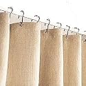 Organic Hemp Shower Curtain 72x72 Natural