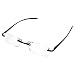 Foster Grant Reading Glasses Richard Rimless Metal-Gray