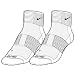 Nike Dri-fit Cushioned Running Quarter (Ankle) Socks - Pack of 2 (Size: Large (8-11 UK)) (Colour: