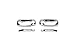 Putco 400002 Chrome Trim Door Handle Cover