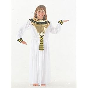 Kostüm der ägyptischen Göttin Cleopatra für Mädchen von 3 - 5 Jahren