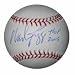 Wade Boggs Autographed New York Yankees MLB Baseball with 
