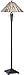Lite Source LS-81238 Sachet Floor Lamp, Dark Bronze with Tiffany Shade