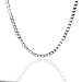 Sterling Silver Flat Curb Link Necklace 24