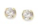 9ct Gold 3mm Cubic Zirconia Andralok Earrings