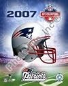 New England Patriots 2007 AFC Champions Helmet Photo Officially Licensed Photo - Choose Your Size and Framing Options