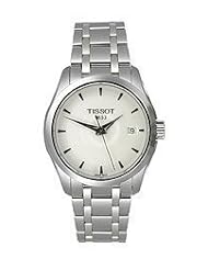 Tissot Womens T035.210.11.011.00 White Dial Couturier Watch