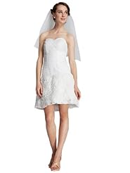 Organza Pleated Sweetheart Mini Dress 