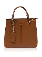 Roberta M. Bolso asa de mano Tote Bag (Cognac)