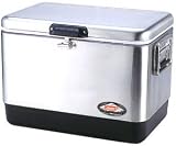 Coleman 54 Qt. Steel Cooler (Silver) - 6155A707