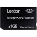 LEXAR MEDIA, INC. - MEMORY STICK, PRO DUO, 40X, 1GB
