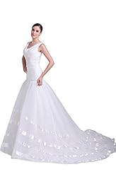 Organza/Satin Corset   Waistline Lace-Up  Dress