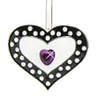 Finders Key Purse Dotted Heart Key Chain