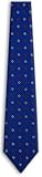 IMAGE OF W-F-ADF-6518 - Blue - Red - Light Yellow - Pattern Fashion Necktie