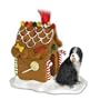 Bearded Collie Gingerbread House Ornament