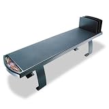 Heavy Duty Plastic Shelf, 7 x 26 1/2 x 6 1/2, Black