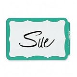 C-Line 92263 - Self-Adhesive Name Badges, 2 x 3-1/2, Green, 100/Box-CLI92263