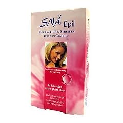 SN� Epil Enthaarungsstreifen f�r das Gesicht, 2x24er