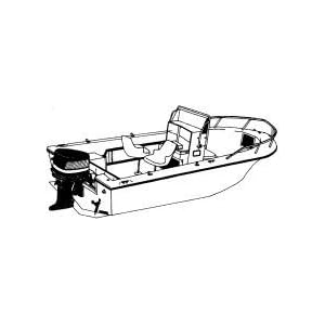 Carver Trailerable Boat Cover For V Hull Center Console Boats by