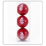3 Keep Calm and Carry On Colored Novelty Golf Balls Ladies or Mens Gift Set Motivational Slogan