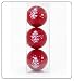 3 Keep Calm and Carry On Colored Novelty Golf Balls, Ladies or Mens, Gift Set, Motivational Slogan