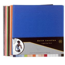 Lee Quick Location Lighting Gel Filter Pack (24) 12"x12" Sheets