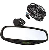 Auto Dimming Mirror - Universal - Black Foreign-Auto Dimming Mirror/Electronic Compass/Map Lights/Temperature Sensor