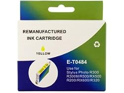 Remanufactured Epson T048420 Yellow Inkjet Cartridge for Epson Stylus R200/R300
