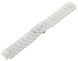 TechnoMarine 2749 INJ MoonSun 17 mm White Ceramic Bracelet with Push Button Deployment Clasp