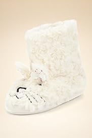 Faux Fur Bunny Boot Slippers