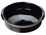 Frankoma Color Works Black Round Baking Dish 9-in.