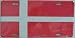 LP - 483 Denmark Flag License Plate - 2371