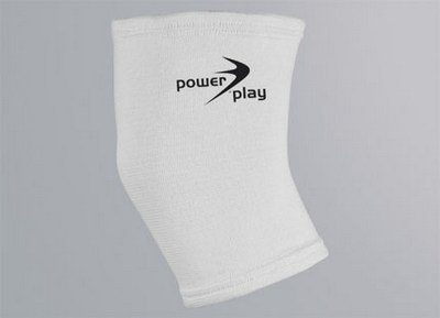 Kniebandage, weiss, Polyester,
