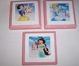 Set of 3 Disney Princess Castle Wall Hangings