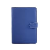 CaseCrown Soft Faux Leather Cover Borders KOBO eBook Reader Organizer Case (Blue)