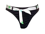 Jag Brown Retro Fit Bikini Bottom w/ Dotted Belt (X-large)