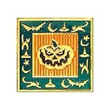 Jack-O-Lantern Embossed Sticker Seals