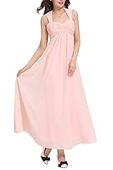 Empire   Waistline Chiffon Backless Open-Back Floor Length Sweetheart Evening Dress 