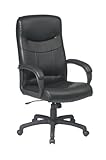 High Back Executive Eco Leather Chair with Padded Arms